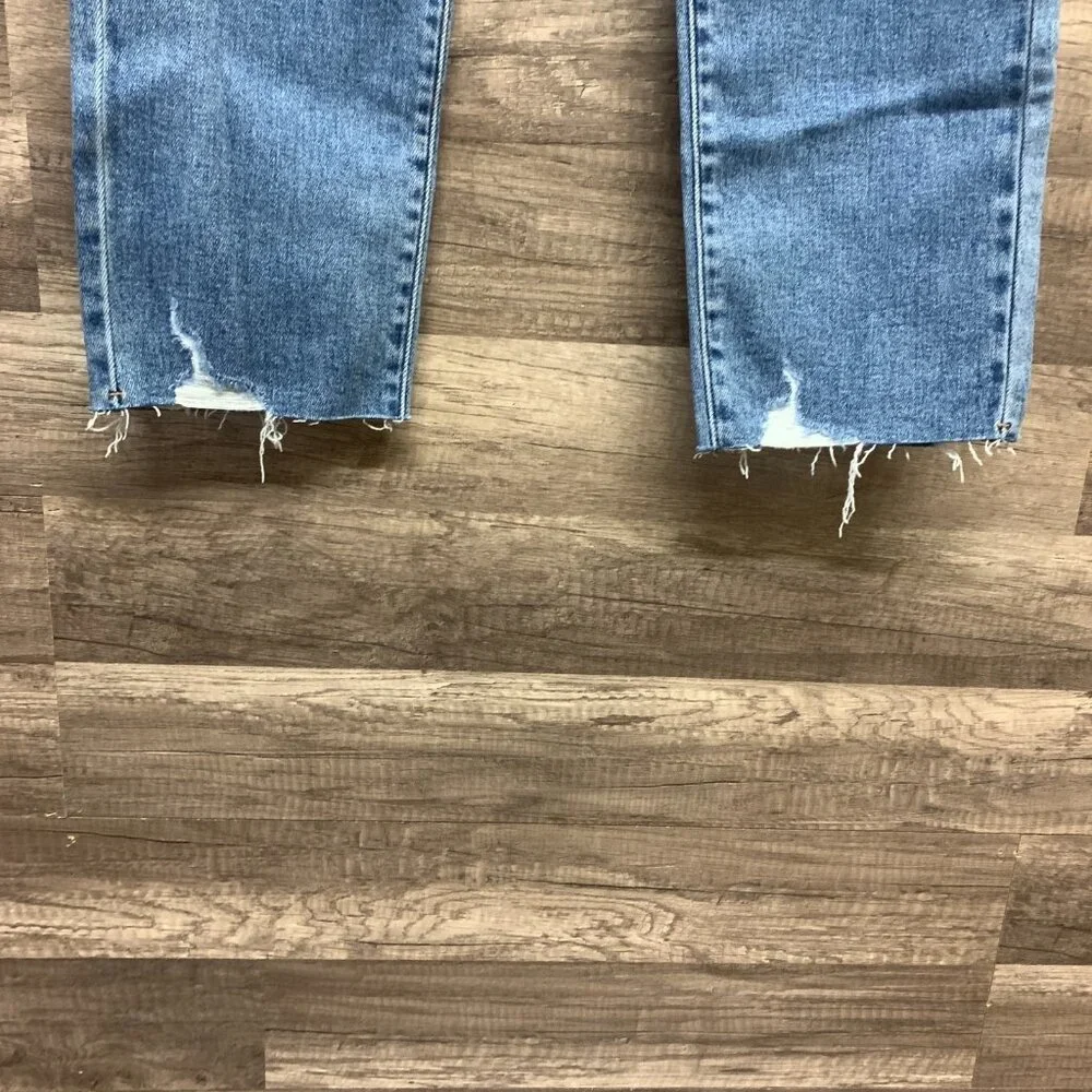 Distressed Blue Jeans - Picture 5 of 15